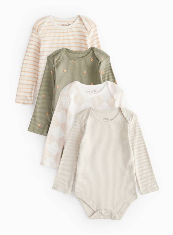 Autumn Prints Bodysuit 4 Pack 12-18 months